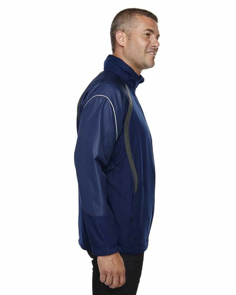 North End Men's Sirius Lightweight Jacket Windbreaker - Night/Navy - Med