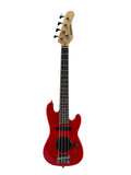 Zenison 36" Bass Guitar for Kids/Beginner Complete Starter Kit Amp Combo Red