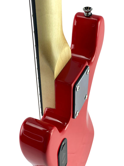 Zenison 36" Bass Guitar for Kids/Beginner Complete Starter Kit Amp Combo Red