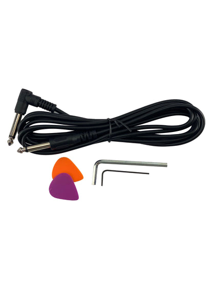 Zenison 36" Bass Guitar for Kids/Beginner Complete Starter Kit Amp Combo Red