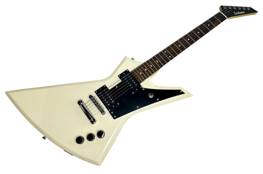 Electric Guitar Rock Style 6-String Right Hand Full Solid Body - Antique WHITE