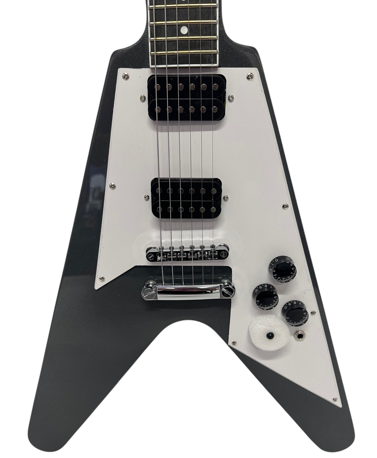 Electric Guitar 6 String Solid Wood Body Bolt on Neck Gunmetal Gray Metallic