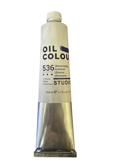 Artist Quality Oil Paint Color 536 Ultramarine Blue 200 ml ASTM D4236