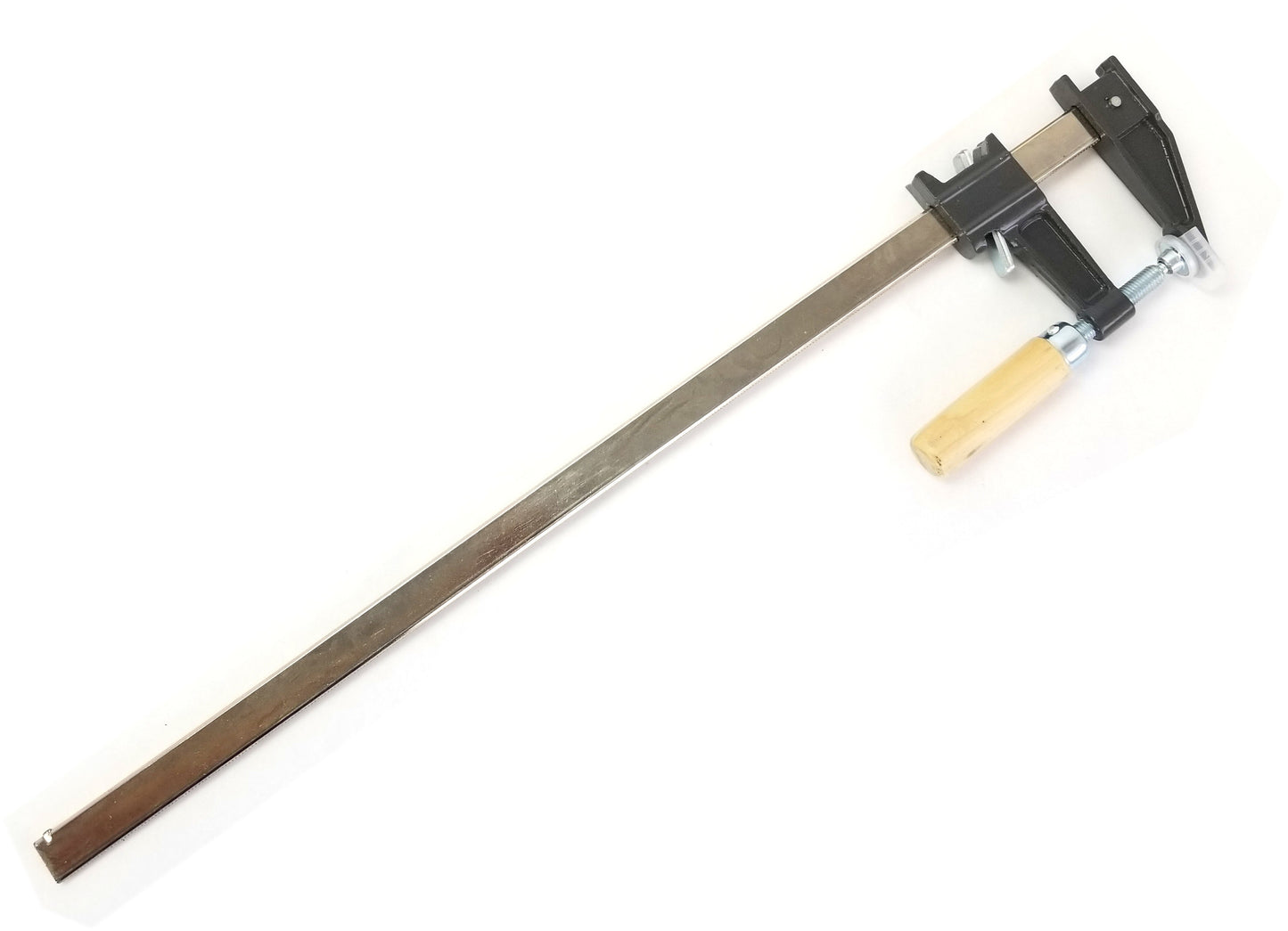 24" Steel Bar Clamp with Metal Ratcheting System and Quick Release Suitable for a Wide Range of Woodworking and Metalworking