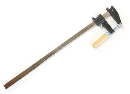 24" Steel Bar Clamp with Metal Ratcheting System and Quick Release Suitable for a Wide Range of Woodworking and Metalworking