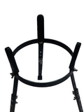 Adjustable Pro Conga Barrell STANDS For Pair 10" & 11" Black Powder Rubber Feet