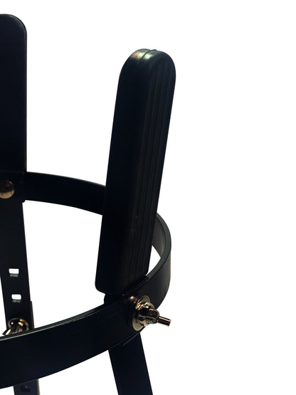 Adjustable Pro Conga Barrell STANDS For Pair 10" & 11" Black Powder Rubber Feet