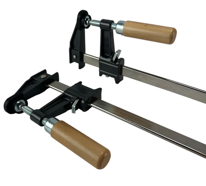18" Steel Bar Clamp with Metal Ratcheting System and Quick Release Suitable for a Wide Range of Woodworking and Metalworking