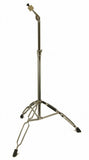 Zenison Straight Cymbal Stand 5' Heavy Duty Chrome Double Braced Tripod Anti Skid