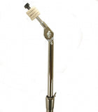 Zenison Straight Cymbal Stand 5' Heavy Duty Chrome Double Braced Tripod Anti Skid
