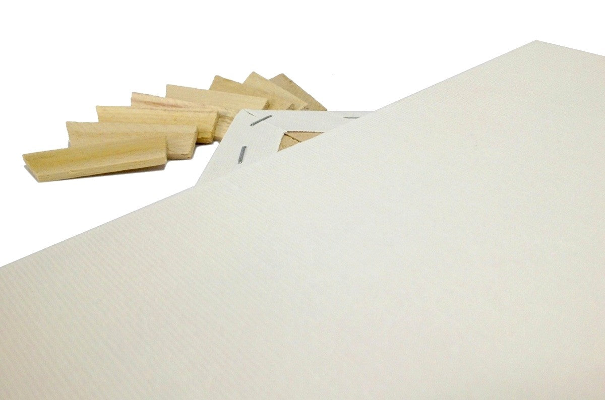 Set of Two 11x14" Artist Canvases - Pre-Stretched Cotton Duck Double Acrylic Gesso