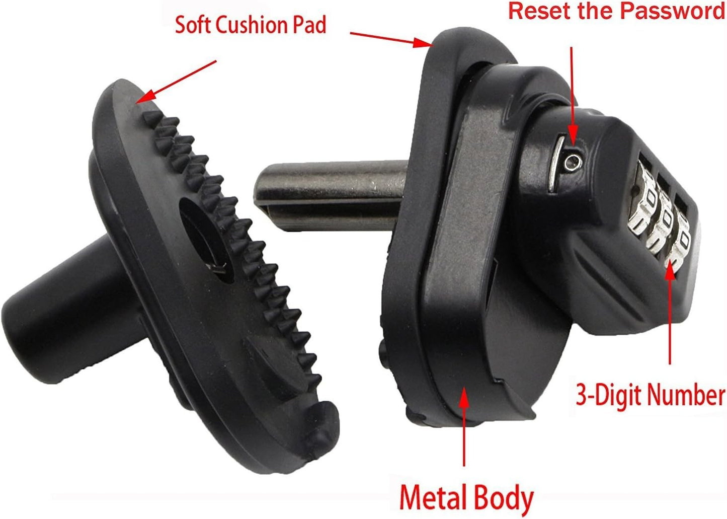 3-Dial Combination Trigger Gun Lock Safe Universal Firearms Pistol Rifle Shotgun