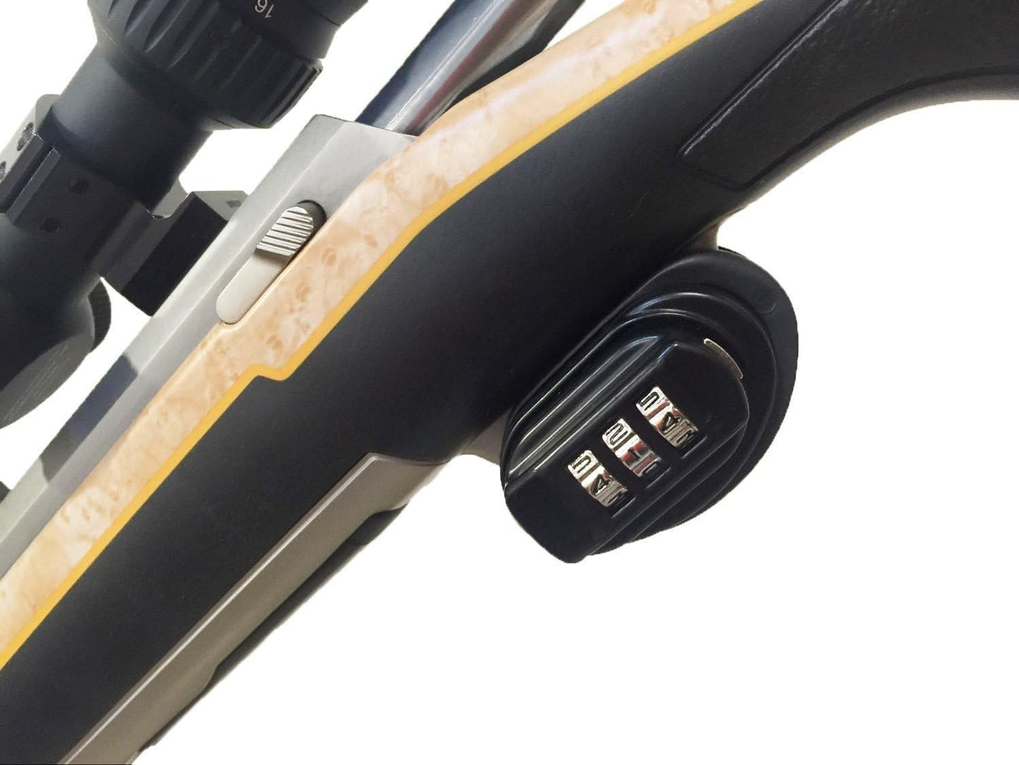 3-Dial Combination Trigger Gun Lock Safe Universal Firearms Pistol Rifle Shotgun