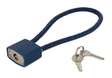 Gun Cable Lock 13.5" Cable 30MM with Keys for Pistols Rifles & Shotguns CA Approved