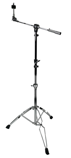 Zenison Cymbal Boom Stand Chrome Heavy Duty Adjustable Double Braced Anti Skid