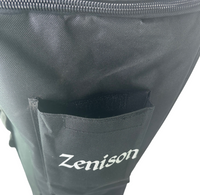 Zenison Deluxe Padded Djembe Latin Drum Carry Case Gig Bag Black Percussion Gear