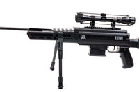 Black Ops Sniper Air Rifle .177 Break Barrel 4x32 Scope Adjustable Bipod - Barra