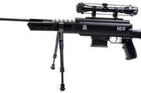 Black Ops Sniper Air Rifle .177 Break Barrel 4x32 Scope Adjustable Bipod - Barra