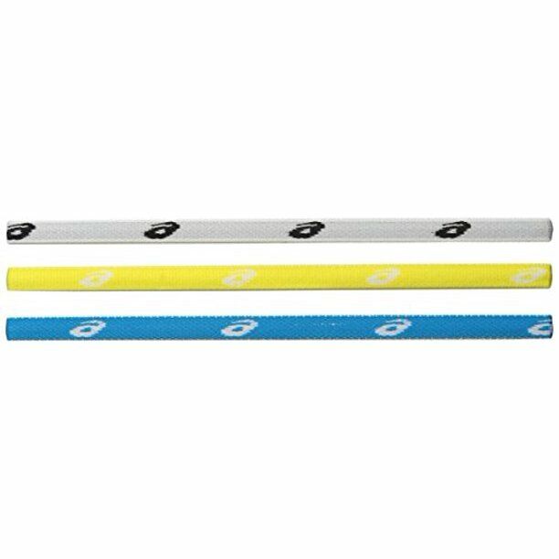 <p>asics Team Aerobic Headband 3-Pack Blue Yellow &amp; White Comfort Fit - One Size</p>