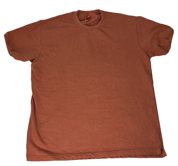Short Sleeve Sweatshirt Tee American Apparel Men's French Terry T-Shirt Top - Lg