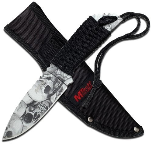 Mtech USA MT-610GY Fixed Blade Knife (8.5-Inch Overall) Multi-Colored