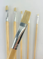 Zen Art Supply 10 Pc Artist Paint Brush Set All Purpose Oil Watercolor Acrylic