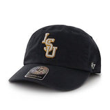 NCAA LSU Tigers '47 Adult Clean Up Adjustable Hat, Navy, One Size