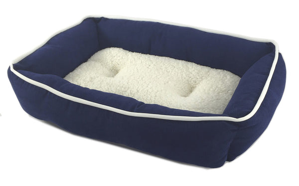 Pet Bed Cushion Mat Pad Dog Cat Kennel Crate Cozy Soft Sheep Fur 20 x 13 x 3"