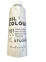 Artist Quality Oil Paint, Color: 101 Titanium White, Size: 200 ml Tube
