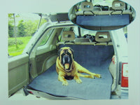 PET CAR COVER - GREY Plush - REAR SEAT TRUCK CARPET NEW!