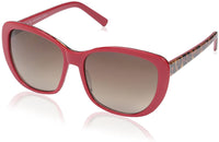 SOCIETY NEW YORK Women's Soft Square Sunglasses, Color: Red, Size: 57-16-145