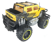 RC Hummer Truck Toy Remote Control, 1:12 Scale Electric Vehicle Off Road, Yellow