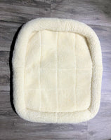 <p><strong>Ultra Soft Padded Plush Sherpa Pet Bed for Dogs &amp; Cats - 27" x 25" x 3"</strong></p>