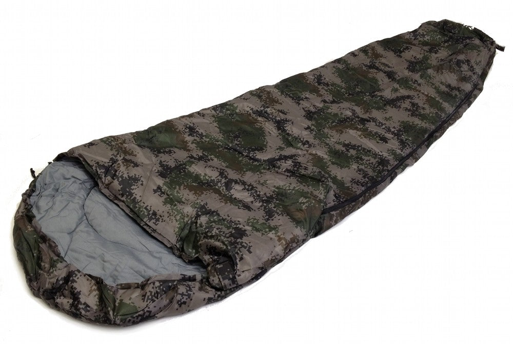8' Sleeping Bag for 20+ Degrees Fahrenheit - Mummy Style Digital Camo