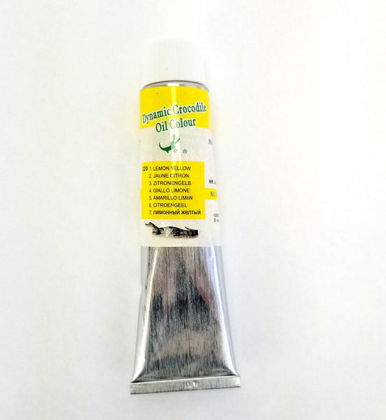 Artist Quality Oil Paint, Color: 320 Lemon Yellow, 170 ml Tube, ASTM D4236