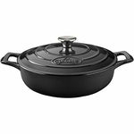 La Cuisine LC 3179MB PRO Saute 3.75-Quart Cast Iron Casserole with Enamel Finish