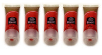 Set of 5 Red Acrylic Paint Tubes 120mls Professional Artist Paint Set Scarlet