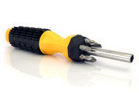 6 -in-1 SCREWDRIVER - SLOTTED - PHILLIPS