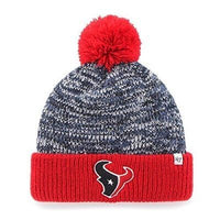 NFL Houston Texans Women's '47 Trytop Cuff Knit Hat with Pom, Navy