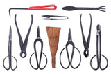 BONSAI 10pc Tool Set/Kit- Concave Cutter, Wire, Root Rakes, Shears and Trimmers