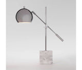 New Project 62 Marble Base Adjustable Task Lamp Silver with Rotable Shade