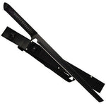 KATANA SWORD - SHARP BLACK FULL TANG + NYLON SHEATH 25.75" OVERALL