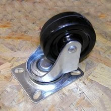 2-1/2" Swivel Black Caster