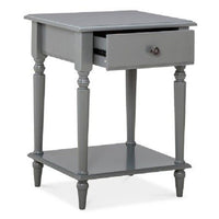 Margate Turned Leg Gray Accent Table - Threshold