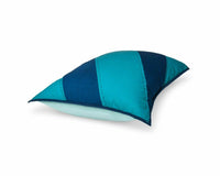 Pillowfort Geo Line Water Colors Pillow Sham  Standard  Blue / Teal