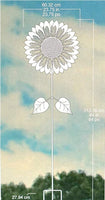 NEW! Southern Patio COS1900789 Sunflower Wind Spinner-73 Tall