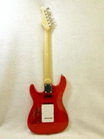 ELECTRIC GUITAR - RED See-Through ACRYLIC - CUSTOM - MAPLE NECK NEW