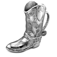 Cowboy Boot 2-Quart Beverage Pitcher Western Style Aluminum by Wilton Armetale