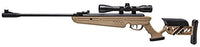 Swiss Arms TG-1 TAN Break Barrel Air Rifles 1400 Fps WITH 4X40 SCOPE (Refurbished - Like New Condition)