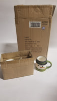 Bulk Purchase (Total Stock) of Earthenware Sculpted Snowman Mug 15.5oz Green/White - Threshold™